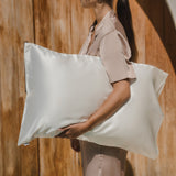 Pearl Ivory Silk Pillowcase (2-Piece Set)