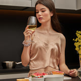 Pale Thistle Silk Scrunchie