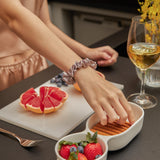 Pale Thistle Silk Scrunchie