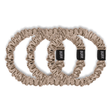 Deep Golden Skinny Silk Scrunchies