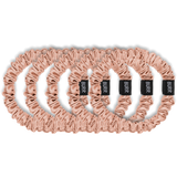 Rose Gold Skinny Silk Scrunchies