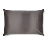 Shimmer Charcoal Silk Pillowcase - BURR