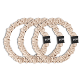 Smooth Champagne Skinny Silk Scrunchie - BURR