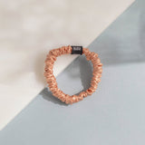 Rose Gold Skinny Silk Scrunchies