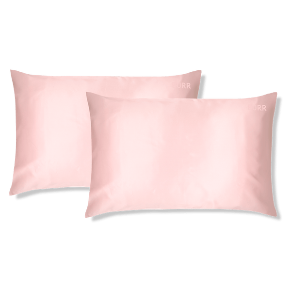 Gentle Pink Silk Pillowcase (2-Piece Set)