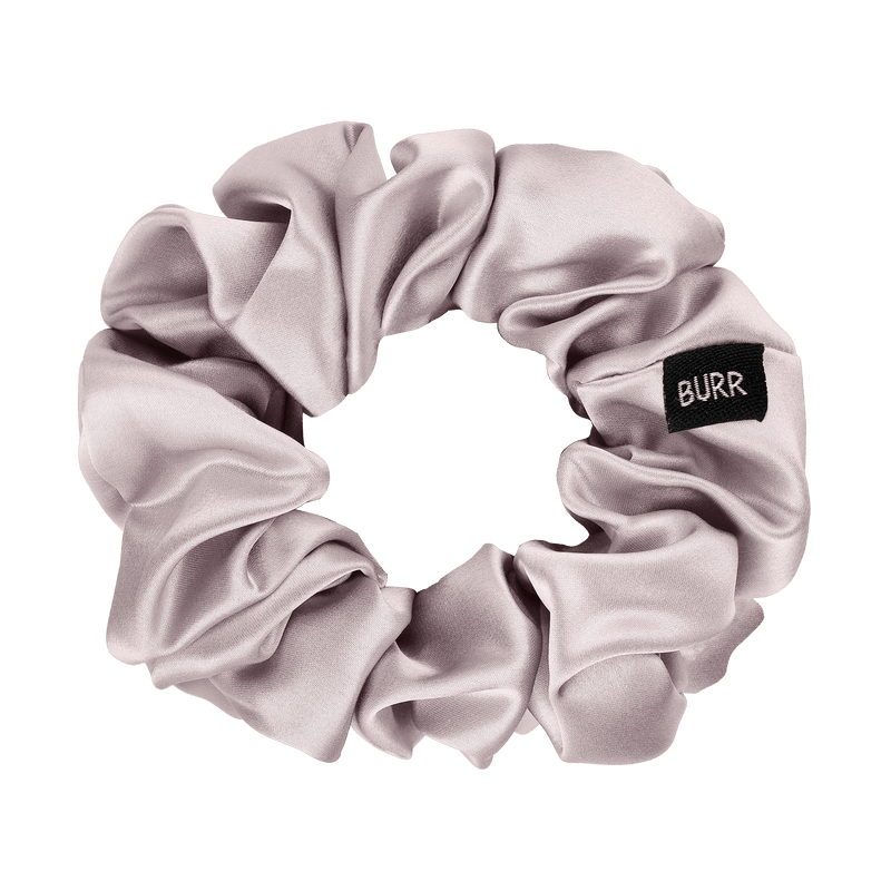 Pale Thistle Large Silk Scrunchie
