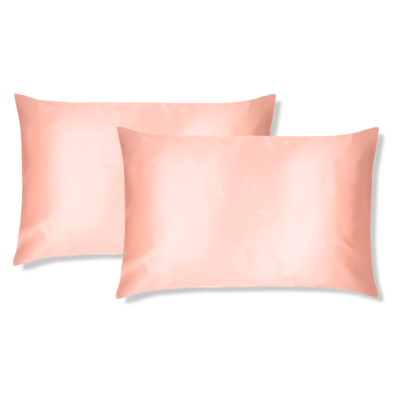 Rose Gold Silk Pillowcase (2-Piece Set)