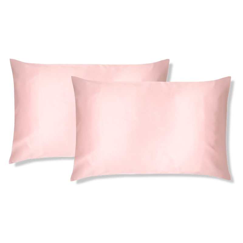 Soft Pink Silk Pillowcase (2-Piece Set) - BURR Silk Singapore